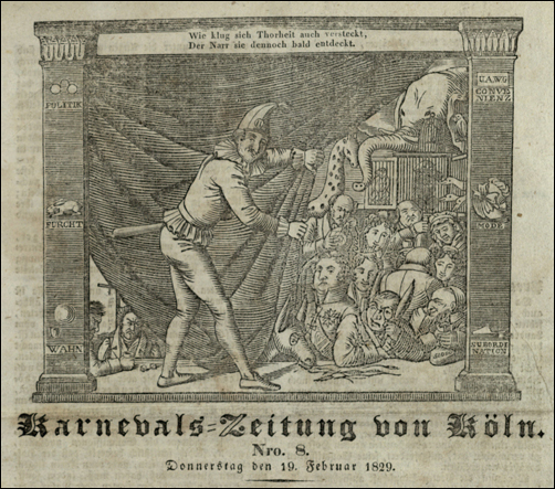 Karnevals-Zeitung 1829