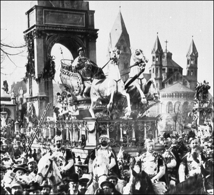 Wagen Rosenmonatagszug 1900