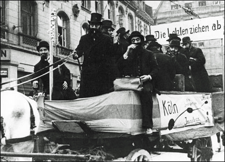 Rosenmontagszug 1934 antisemitischer Wagen