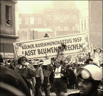 Fußgruppe Rosenmontagszug 1957
